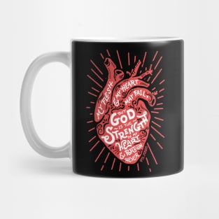 God Is The Strength Of My Heart and Portion Forever Christian Tshirt Mug